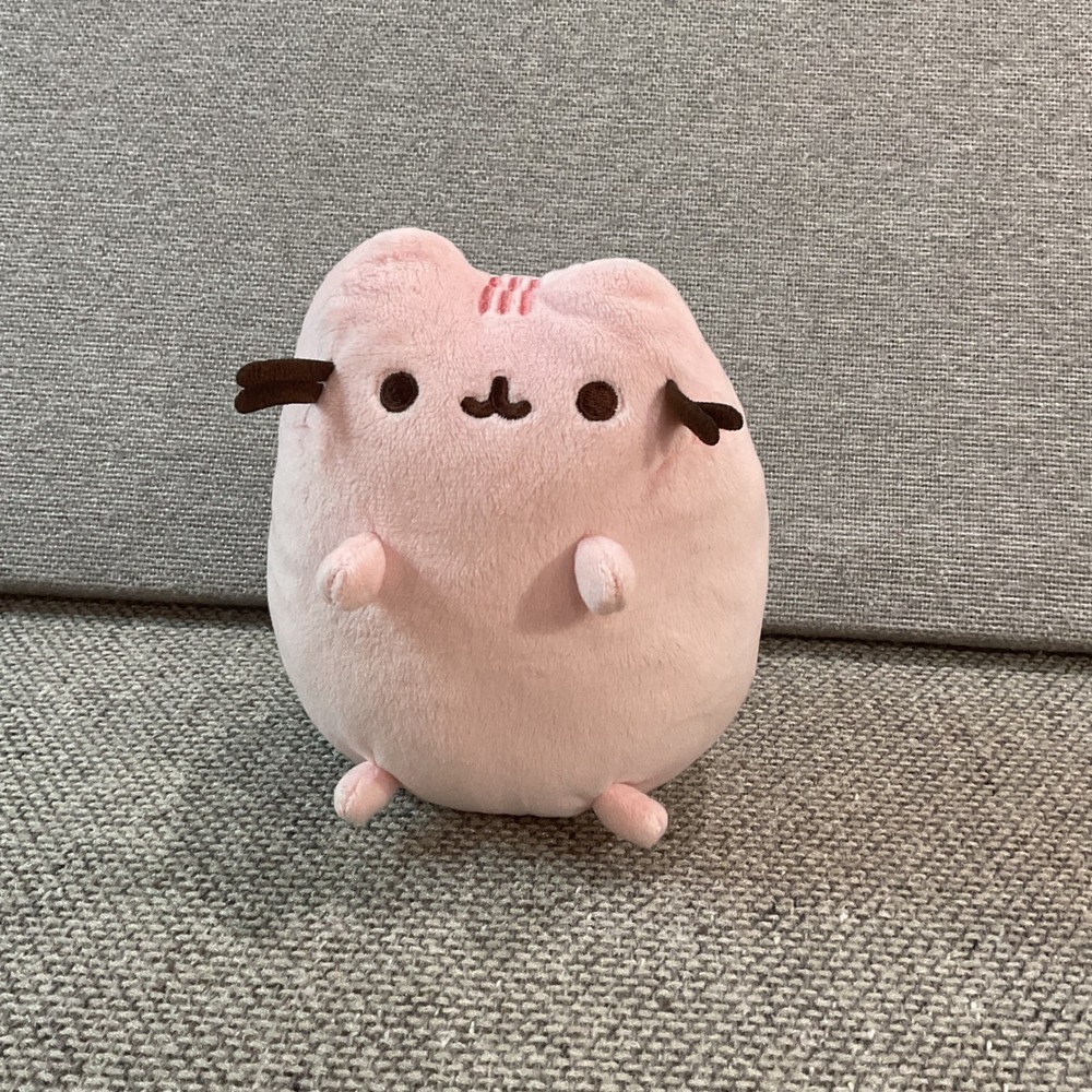 Pusheen Sitting Small Pink Plush Cat Stuffed Animal 6069280 Spin Master
